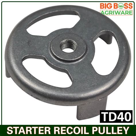 Bba Td40 Starting Pulley For Starter Motor Recoil For Kawasaki Kaaz 2 Stroke Grasscutter