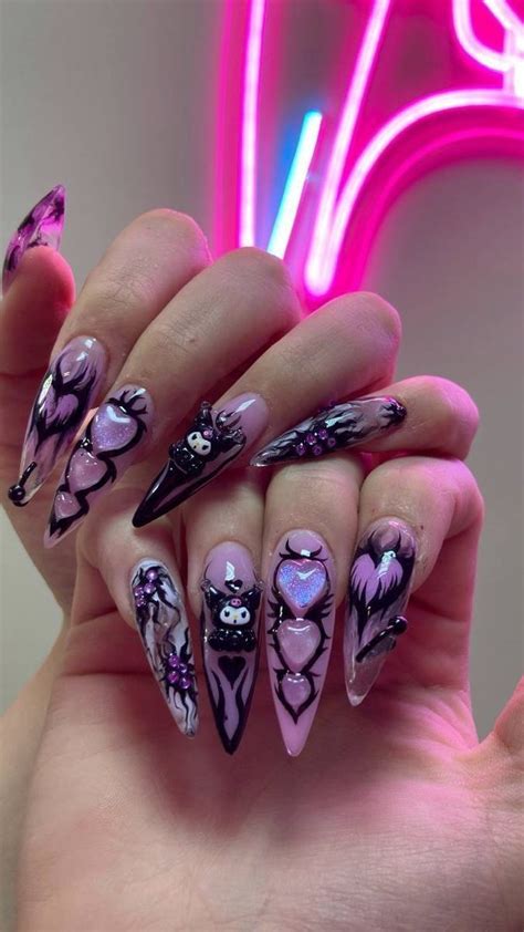 Pin By 𝘼𝙨𝙝𝙡𝙮 On 𝙉𝙖𝙞𝙡 𝘿𝙚𝙨𝙞𝙜𝙣𝙨 💅 Funky Nails Stylish Nails Gel Nails