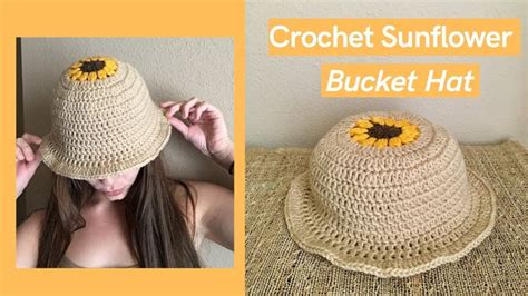 How To Crochet A Sun Hat Beginner Friendly Crochet Sunflower Hat Crochet Sunflower