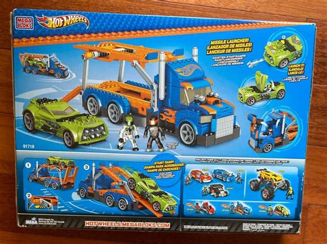 Mega Bloks Hot Wheels Urban Agent Stunt Rig Play Set Pcs Nib