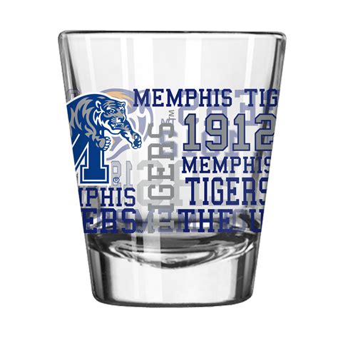 Memphis 2oz Spirit Shot Glass Logo Brands