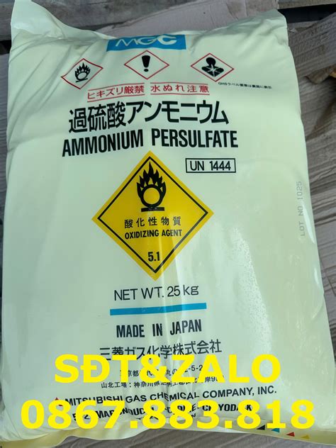 Amonium Persulfate APS NH4 2S2O8 là gì KDCchemical