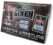 Leaf Metal Legends Wrestling Checklist Set Details Boxes