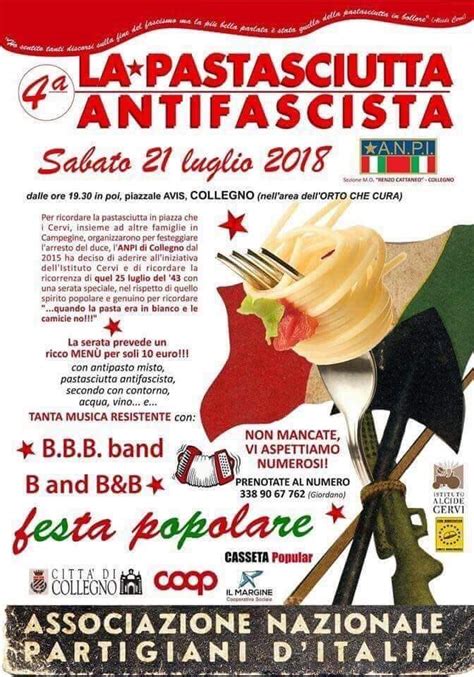 Se Adesso Torna Anche La Pastasciutta Antifascista IlGiornale It