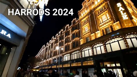 Harrods London 2024 Visitando Harrods 2024 Londres Inglaterra Donde