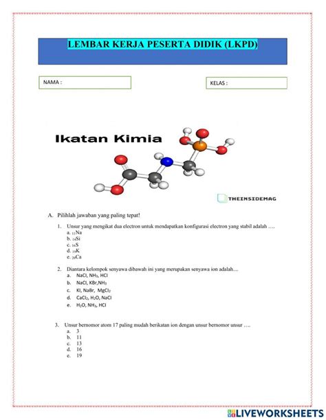 Membuat Lkpd Online Exercise For Live Worksheets