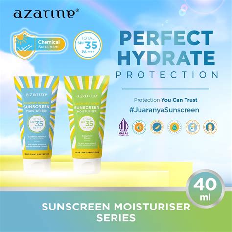 Jual AZARINE Cicamide Barrier Calm My Acne Sunscreen Moisturizer SPF