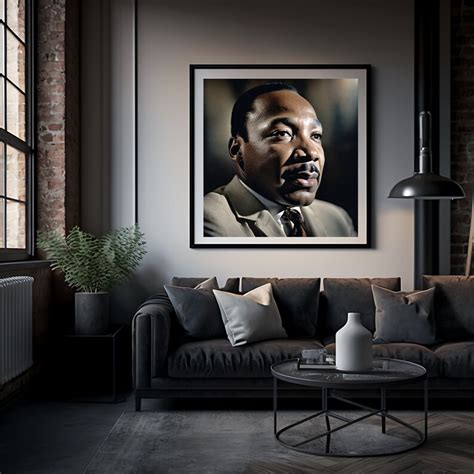 Martin Luther King Print Martin Luther King Wall Décor Mlk Print Martin ...