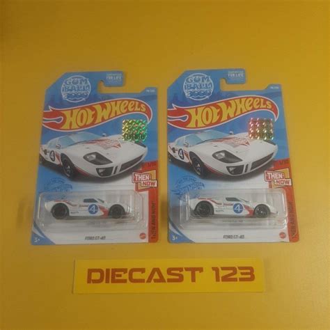 Jual Factory Sealed Hot Wheels FORD GT 40 White FS Hotwheels THEN AND NOW Jakarta Barat Toko