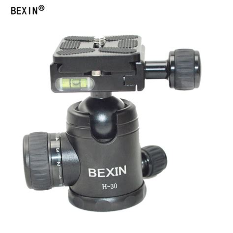 Bexin Tripod Monopod Accessories Gimbal Swivel Panorami Ball Head With Quick Release Plate And 1