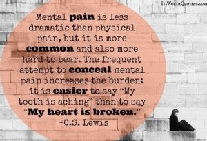 Mental Pain Quotes. QuotesGram