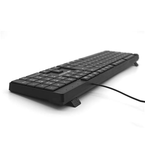 Teclado USB Multimídia KB M11BK Preto C3Tech C3Technology