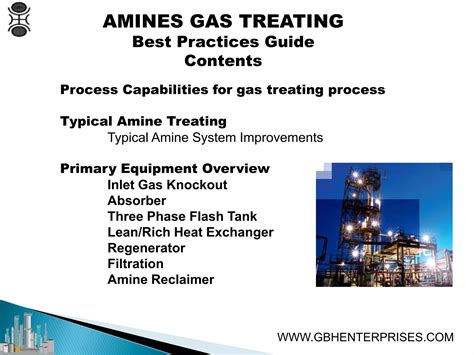 Amine Gas Treating Unit Best Practices Troubleshooting Guide Ppt