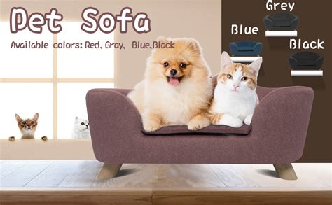 Amazon.com : SHAVI Pink Dog Bed Pet Sofa Dog Couch for Small Pet Dog ...