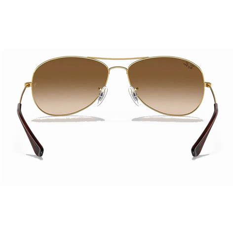 Ray Ban Cockpit Gold Light Brown Gradient Golf Hq