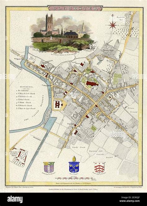 Map Of Gloucester Hi Res Stock Photography And Images Alamy