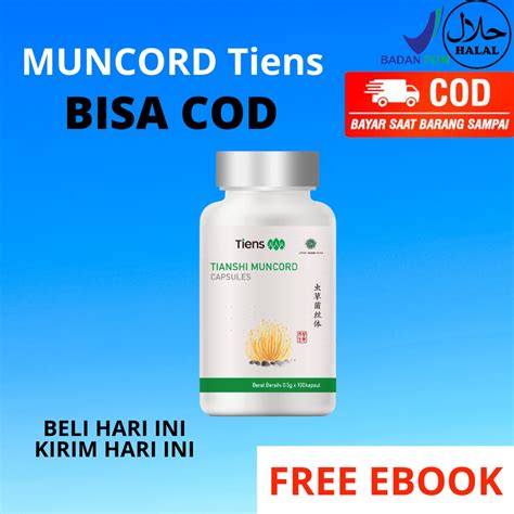 Jual Muncord Tiens Capsule Cordyceps Obat Penguat Menambah Stamina Dan