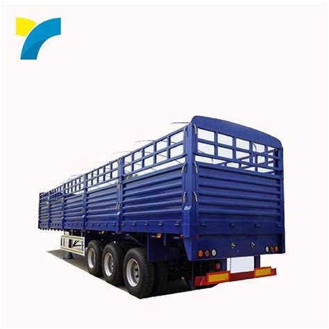 Axles Tons Bulk Cargo Carrier Transport Side Wall Drop Semi Truck