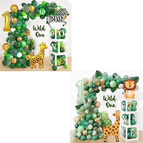 Amazon Amandir Wild One Birthday Decorations Balloon Boxes And