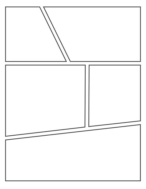 Comic Strip Template Psddude