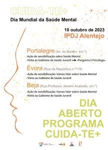 Dia Aberto do IPDJ Alentejo assinala dia Mundial da Saúde Mental