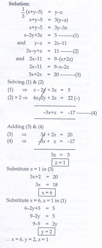 Algebra Problems And Answers