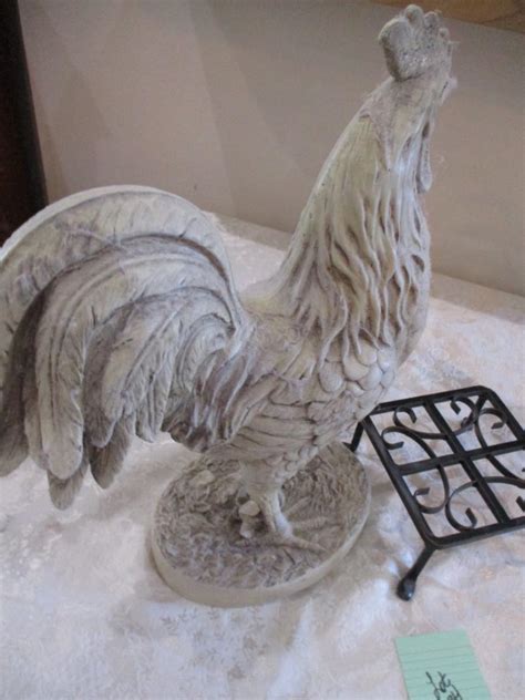 Decorative Roosters And Stand Estatesales Org