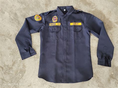 Security Guard Uniform Long Sleeve With Patches Sosia Padpaoname At