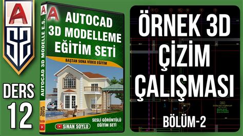 Autocad D Izim Projesi Rnek Al Ma B L M Autocad E Itim Seti