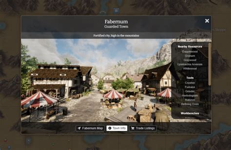 Mortal Online 2 Map Guide Locate Resources Towns Creatures And