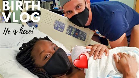 The Birth Of Our Son Labor And Delivery Birth Vlog With Mask Youtube