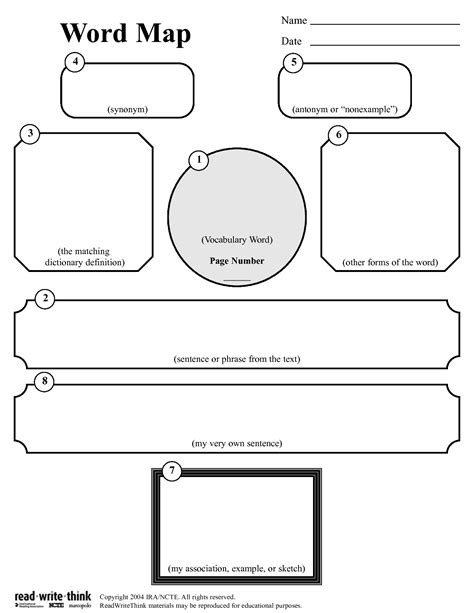 9 Best Images of Vocabulary Word Map Worksheet - Vocabulary Word Map ...