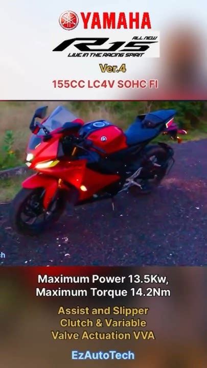 Yamaha R15 V4 New Model Tamil Metallic Red Bs62 Walkaround Design Features Engine Specs