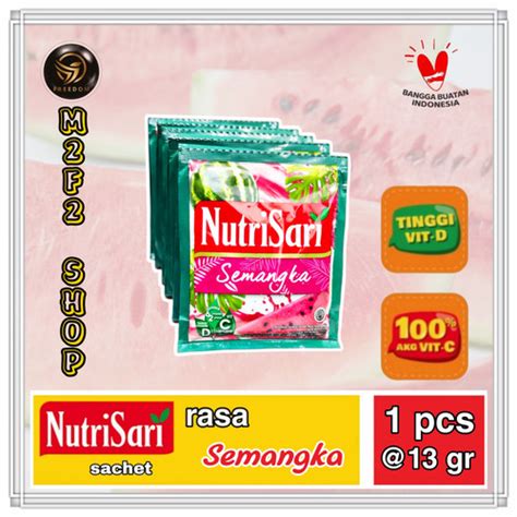 Jual Nutrisari Minuman Serbuk Semangka Sachet Gr Harga Satuan