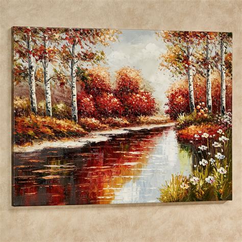 Autumn Afternoon Handpainted Canvas Art