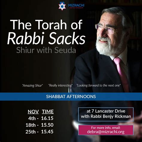 The Torah Of Rabbi Sacks Mizrachi Uk