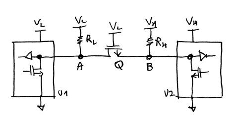 Bidirectional Level Shifter Schematic How Do I Use This Logi