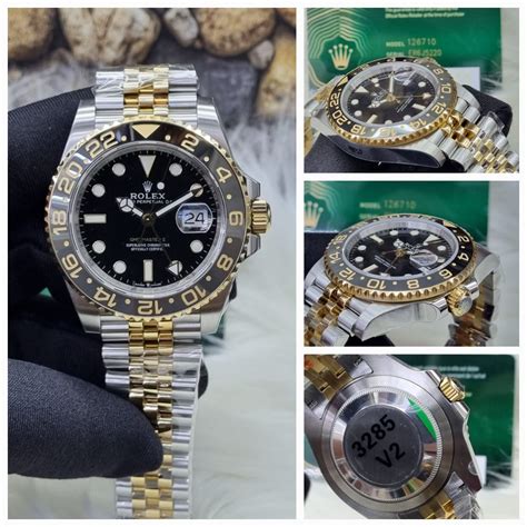 Jual Keraton Jam Tangan Pria Rolex Gmt Master Ii Two Tone Yellow Gold