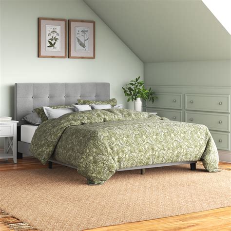 Andover Mills™ Abdiel Tufted Upholstered Low Profile Platform Bed