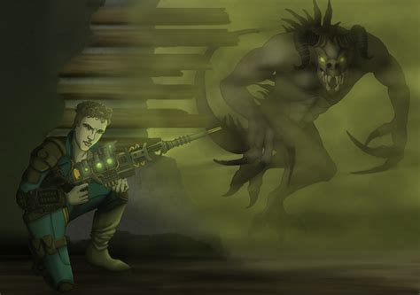 Deathclaw Attack By Ref Ish On Deviantart