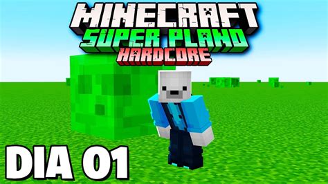 SOBREVIVENDO 100 DIAS EM UM MUNDO SUPER PLANO NO MINECRAFT HARDCORE