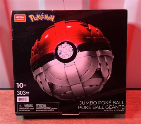 Mega Construx Pokemon Jumbo Poke Ball Construction Set Poké Bloks