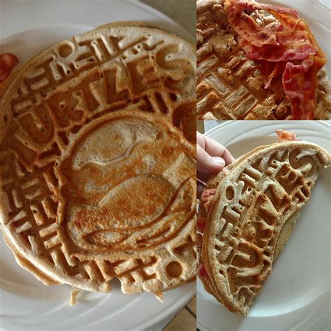 Turtle Waffle Taco [OC] [2560x2560] : r/FoodPorn