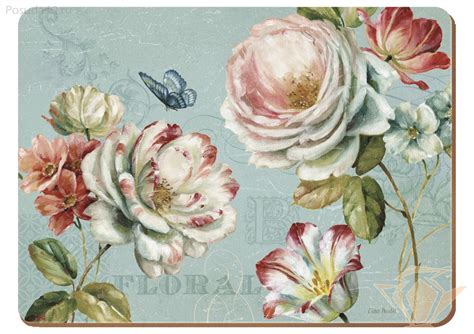 Подставки под тарелки на стол Creative Tops Романтичный Сад 30x23см ...