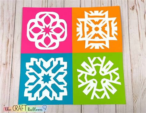 Paper Snowflake Art The Craft Balloon