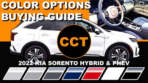 2022 Kia Sorento Hybrid And Plug In Color Options Buying Guide Youtube