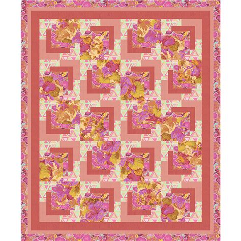 Kaffe Fassett Collective Eclipse Quilt Lilac Border Freespirit Fabrics