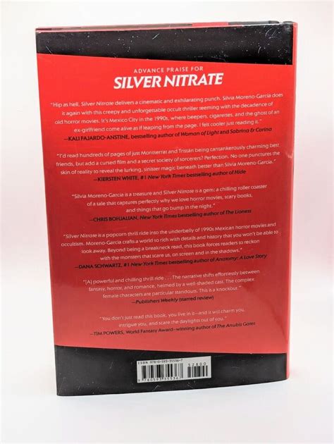 Silver Nitrate By Silvia Moreno Garcia St First Edition Hardcover