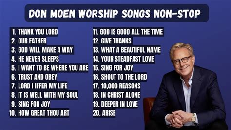 Don Moen Nonstop Praise And Worship Songs YouTube