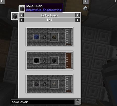 How do you make the immersive engineering coke oven? I cant click on it ...